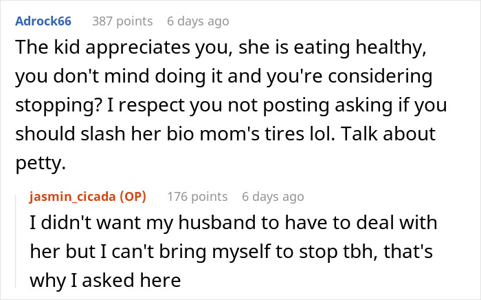 Bio Mom Forbids Stepmom From Making 16YO Lunches For School: &ldquo;I Don&rsquo;t Have Time To Compete&rdquo;