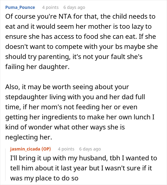 Bio Mom Forbids Stepmom From Making 16YO Lunches For School: &ldquo;I Don&rsquo;t Have Time To Compete&rdquo;