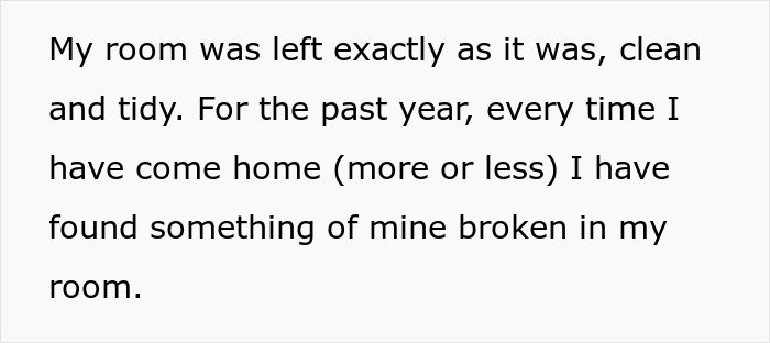 19YO Refuses To See Her 10YO Sis Who Keeps Destroying Her Stuff, Mad As Mom And Dad Push Back