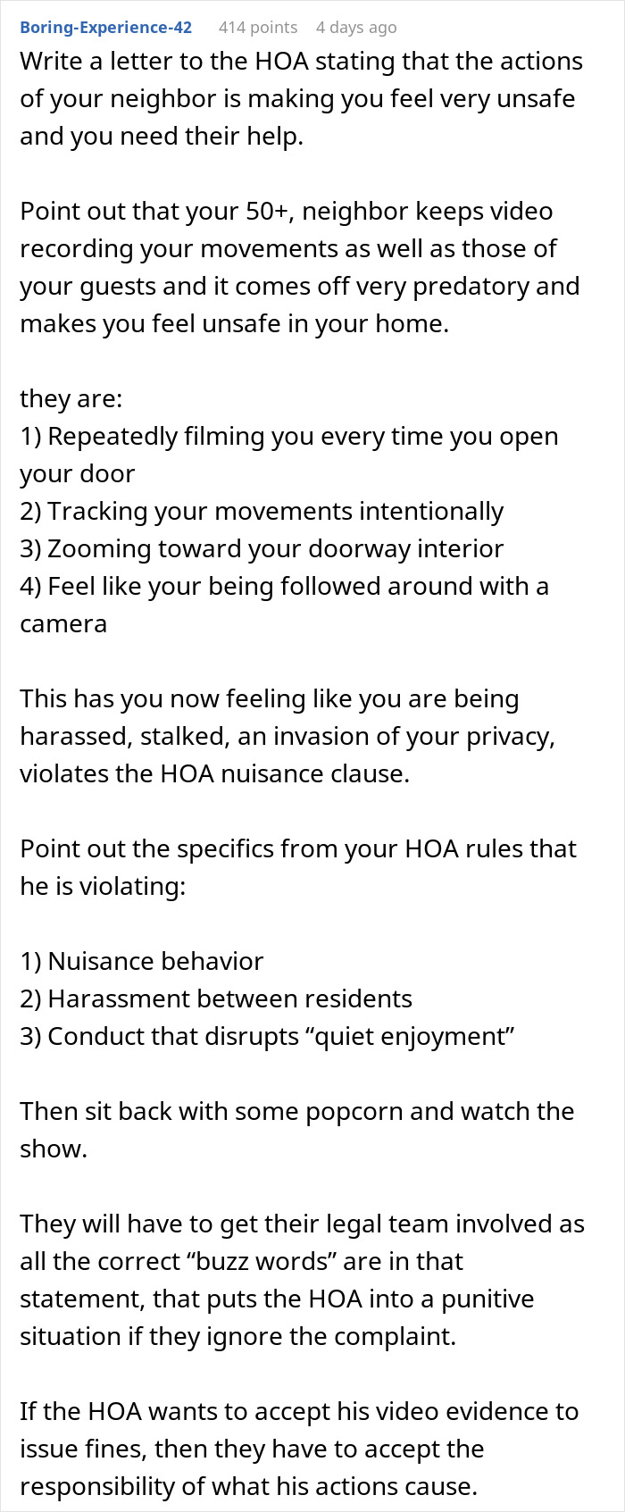 Woman Freaked Out By Shady Neighbor Constantly Filming Her, Finds Out He’s A “Nuisance” Snitch
