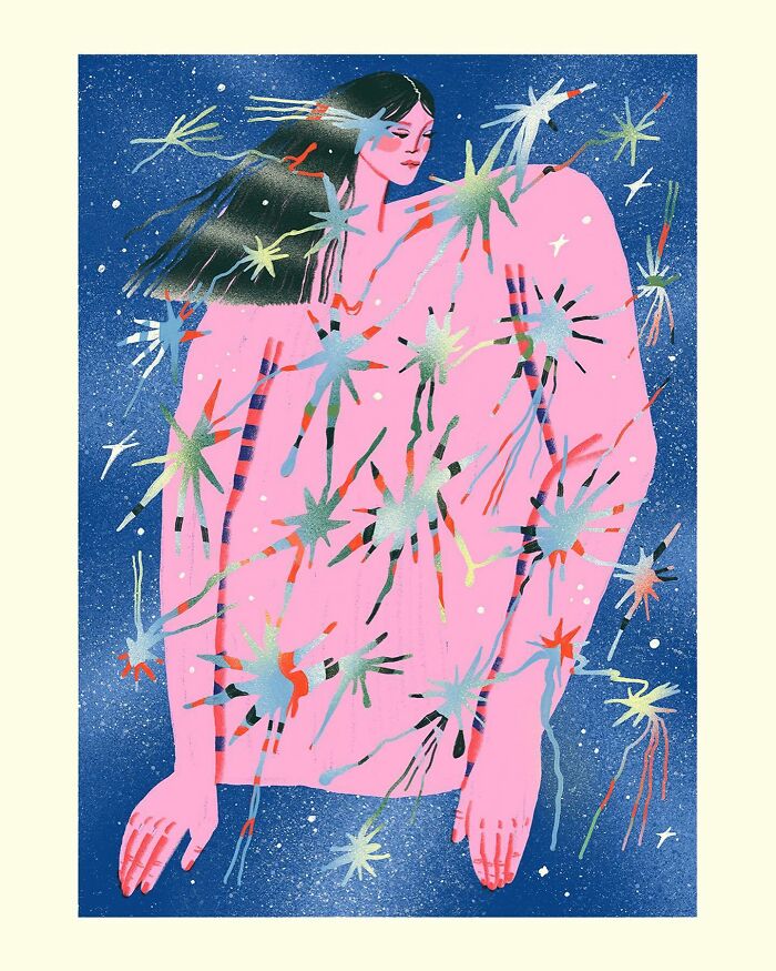 This Romanian Artist Turns Simple Moments From Daily Life Into Expressive Illustrations (40 Pics)