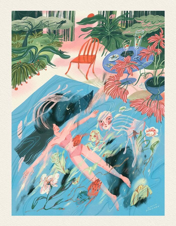 This Romanian Artist Turns Simple Moments From Daily Life Into Expressive Illustrations (40 Pics)