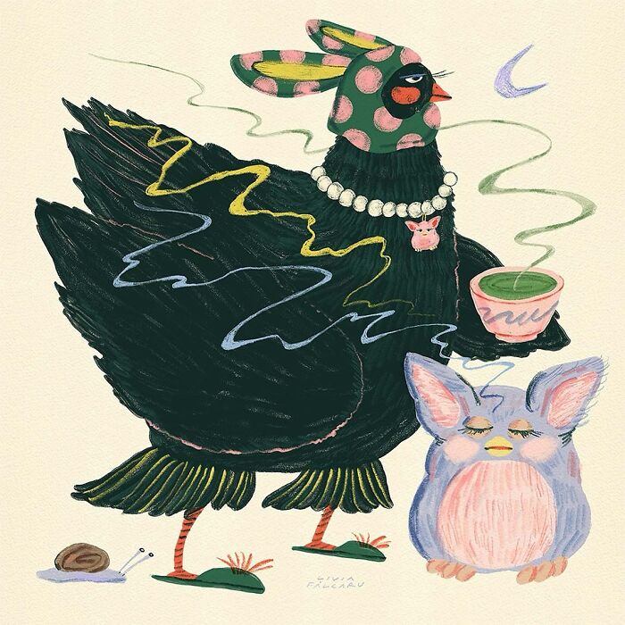 This Romanian Artist Turns Simple Moments From Daily Life Into Expressive Illustrations (40 Pics)