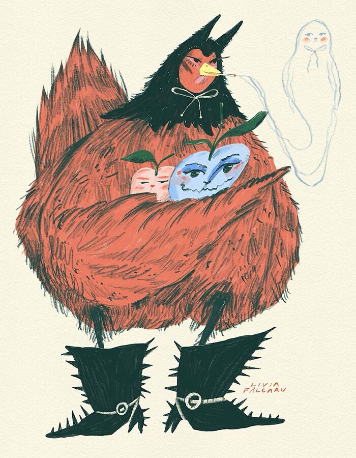 This Romanian Artist Turns Simple Moments From Daily Life Into Expressive Illustrations (40 Pics)