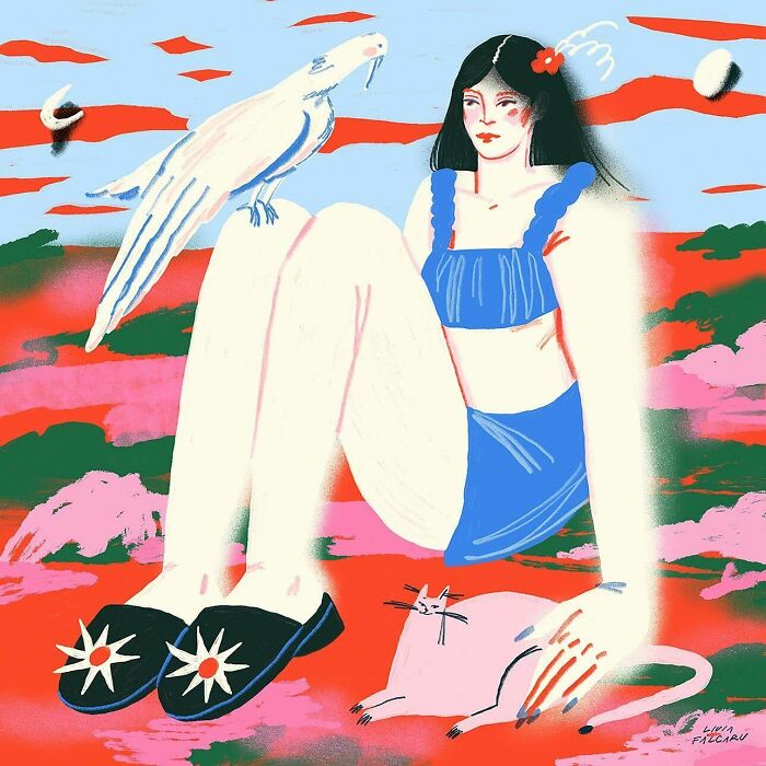 This Romanian Artist Turns Simple Moments From Daily Life Into Expressive Illustrations (40 Pics)