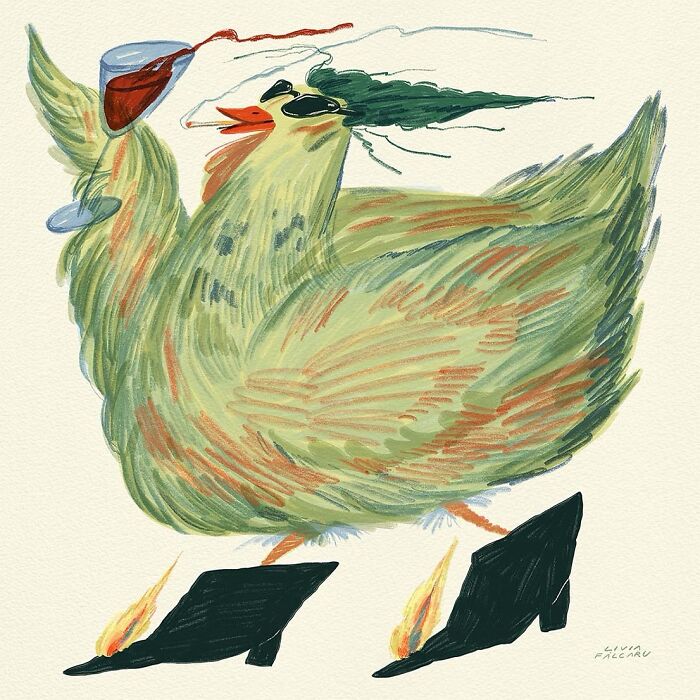 This Romanian Artist Turns Simple Moments From Daily Life Into Expressive Illustrations (40 Pics)