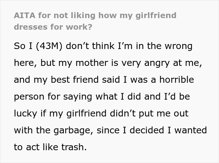 Man Wants GF To Stop Dressing Like Ms. Frizzle, Gets A Brutal Reality Check Online, Then IRL Too