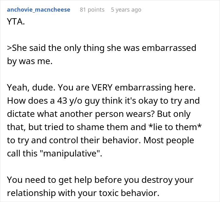 Man Wants GF To Stop Dressing Like Ms. Frizzle, Gets A Brutal Reality Check Online, Then IRL Too