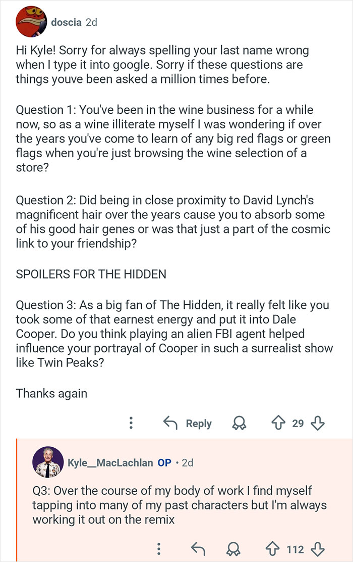 Kyle MacLachlan From Twin Peaks Answers The Internet&rsquo;s Most Burning Questions