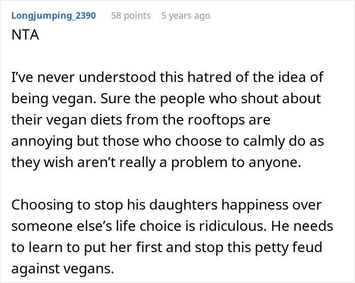 Wife Punishes Vegan-Hating Husband For Ruining Daughter&rsquo;s Only Friendship, Still Defends Him In The Comments