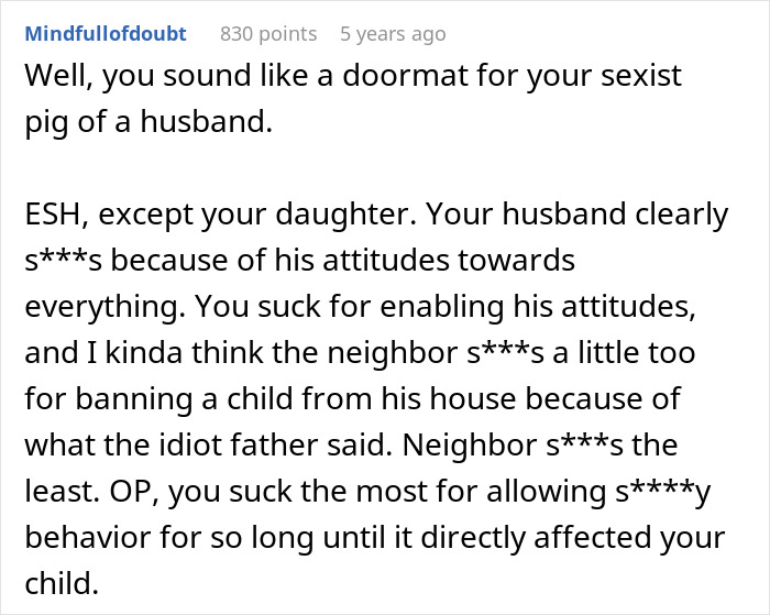 Wife Punishes Vegan-Hating Husband For Ruining Daughter&rsquo;s Only Friendship, Still Defends Him In The Comments