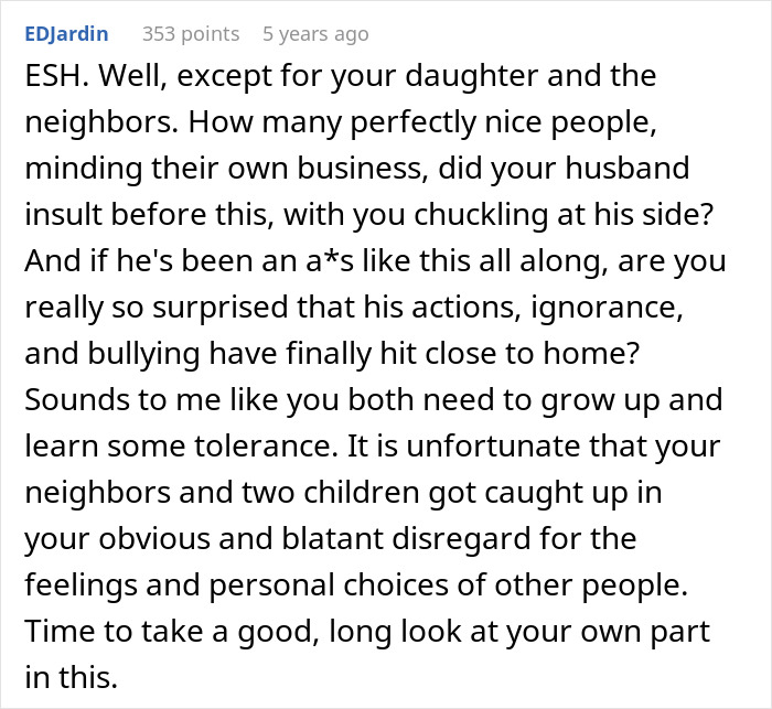 Wife Punishes Vegan-Hating Husband For Ruining Daughter&rsquo;s Only Friendship, Still Defends Him In The Comments