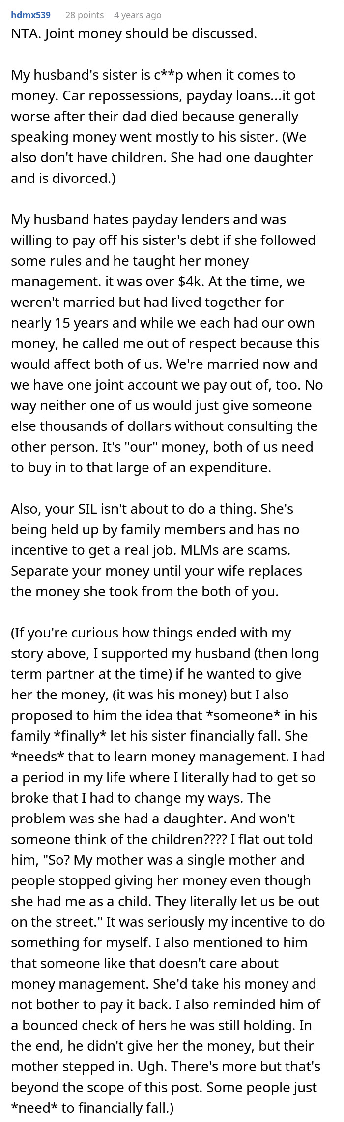 Man Discovers Wife Secretly Sent $2K To Sister&rsquo;s Pyramid Scheme, Gives Her An Ultimatum