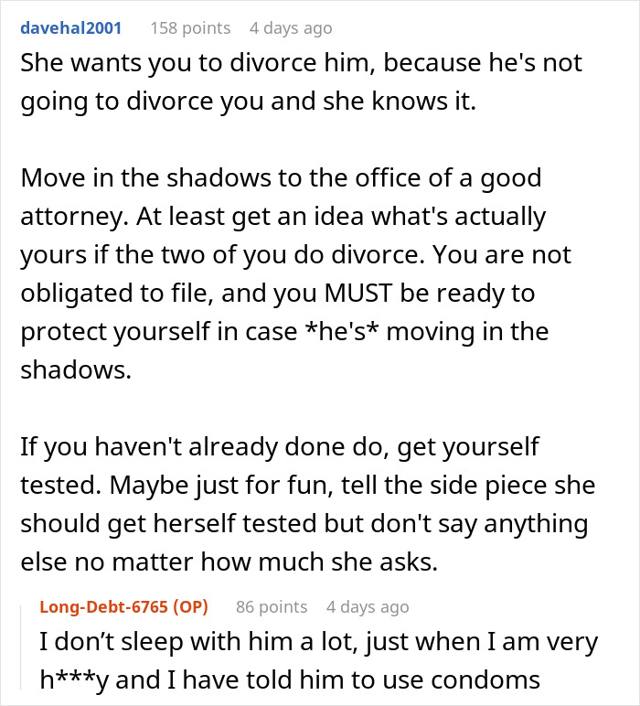 Woman Tries To Ignore That Husband Has A Mistress, But She Keeps Trying To Contact Her