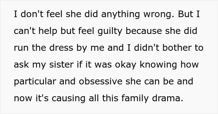 Guy Throws GF Under The Bus By Approving Outfit For Sister&rsquo;s Wedding That He Knew Would Cause Drama