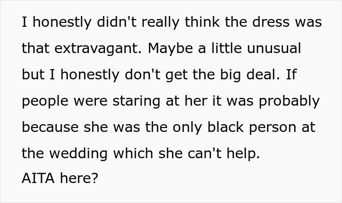 Guy Throws GF Under The Bus By Approving Outfit For Sister&rsquo;s Wedding That He Knew Would Cause Drama