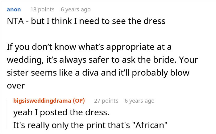 Guy Throws GF Under The Bus By Approving Outfit For Sister&rsquo;s Wedding That He Knew Would Cause Drama