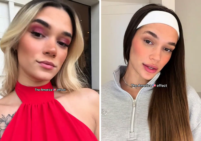 “The America Effect”: Women Shared Their Before And After Photos To Show How The US Changed Them “The America Effect”: Women Shared Their Before And After Photos To Show How The US Changed Them