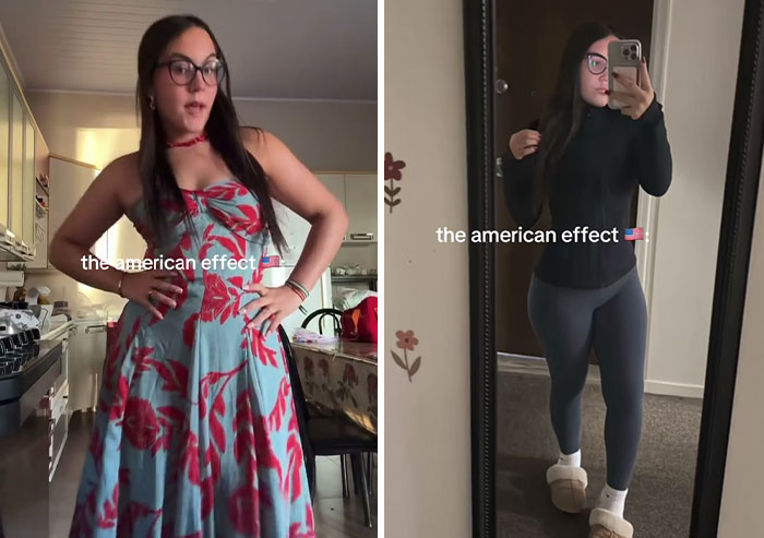 “The America Effect”: Women Shared Their Before And After Photos To Show How The US Changed Them “The America Effect”: Women Shared Their Before And After Photos To Show How The US Changed Them