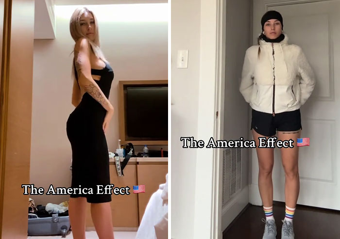 “The America Effect”: Women Shared Their Before And After Photos To Show How The US Changed Them “The America Effect”: Women Shared Their Before And After Photos To Show How The US Changed Them