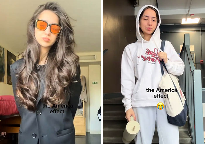 “The America Effect”: Women Shared Their Before And After Photos To Show How The US Changed Them “The America Effect”: Women Shared Their Before And After Photos To Show How The US Changed Them