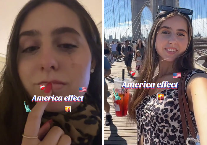 “The America Effect”: Women Shared Their Before And After Photos To Show How The US Changed Them “The America Effect”: Women Shared Their Before And After Photos To Show How The US Changed Them