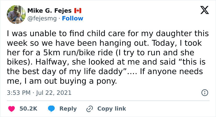 &ldquo;I Am Out Buying A Pony&rdquo;: Guys Prove That Not All Men Are Bad In These 47 Wholesome Posts