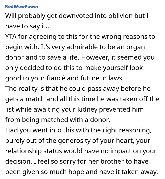 &ldquo;Playing Me The Whole Time&rdquo;: Man Backs Out Of Kidney Donation After Breakup With Fianc&eacute;e