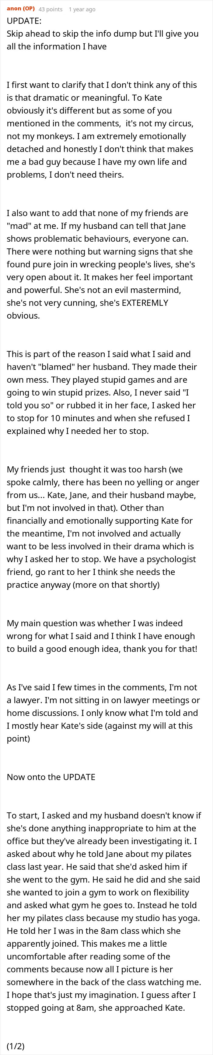 Woman Tells Friend She “Had It Coming” After Husband Leaves Her For A Pick-Me Friend