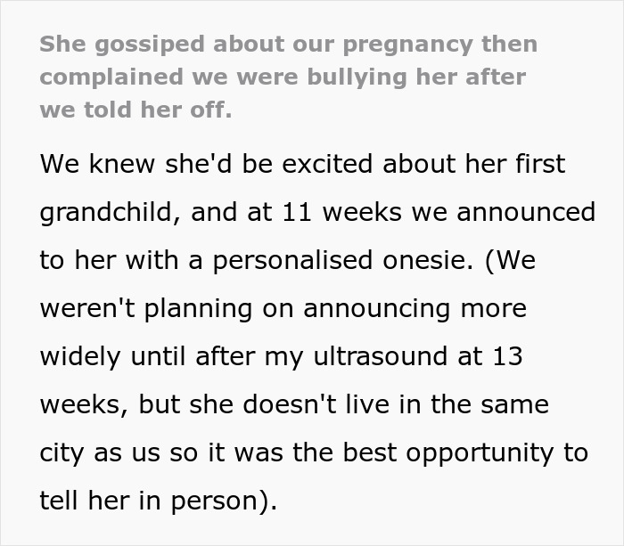 Entitled MIL Breaks Couple&rsquo;s Trust, Shares Secret Baby News And Spreads Rumors When Confronted