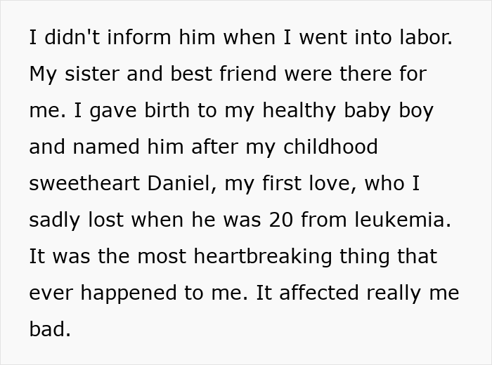 Cheating Ex-Husband In Tears After Heartbroken Woman Names Firstborn After Lost BF Instead Of Him Cheating Ex-Husband In Tears After Heartbroken Woman Names Firstborn After Lost BF Instead Of Him