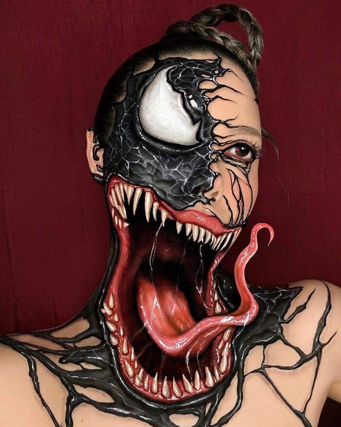 26 Surreal Makeup Illusions By This Artist That Might Make Your Brain Do A Double Take (New Pics)