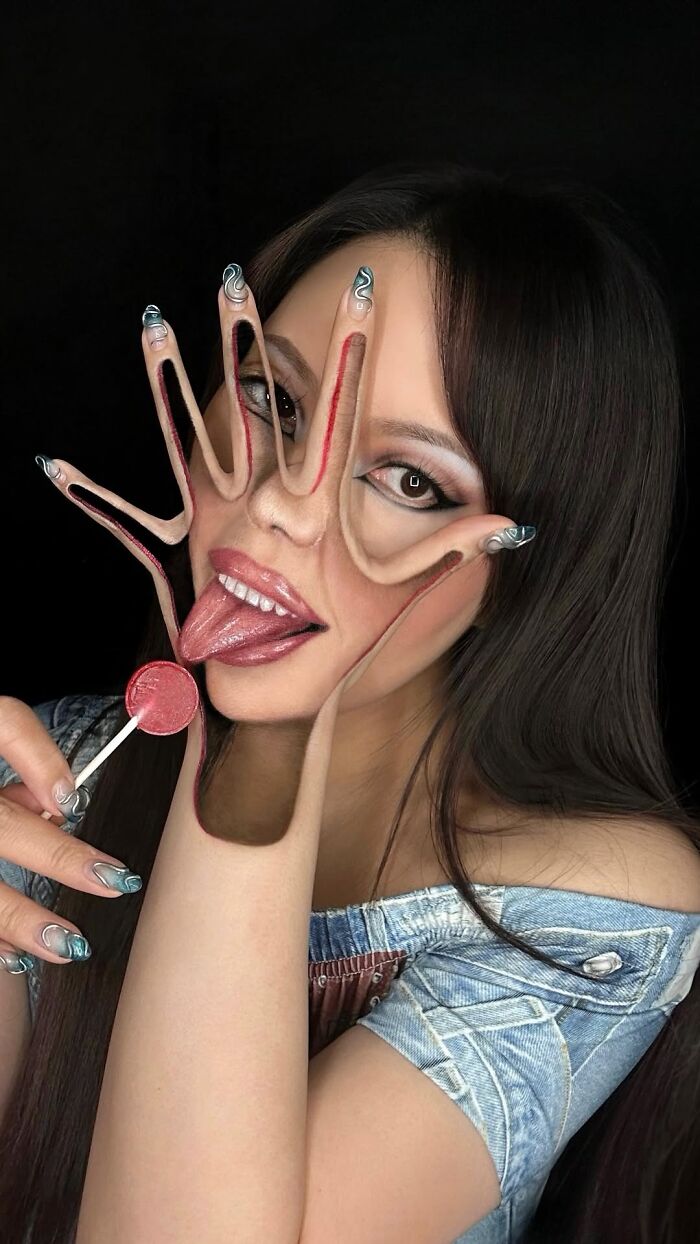 26 Surreal Makeup Illusions By This Artist That Might Make Your Brain Do A Double Take (New Pics)