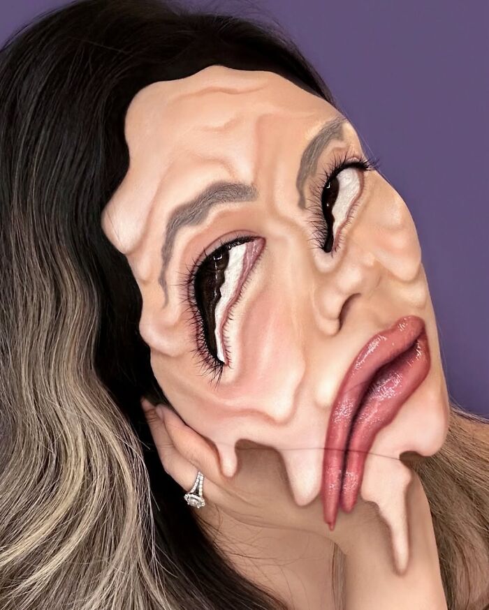 26 Surreal Makeup Illusions By This Artist That Might Make Your Brain Do A Double Take (New Pics)