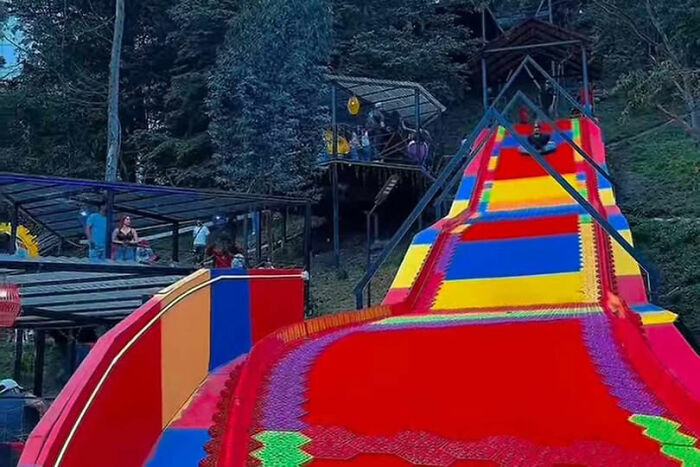 Horrifying Video Shows Man Fatally Push Mom, 28, Down A Slide After Telling Her “Don’t Be Scared”