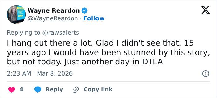 Grisly Scene In Downtown LA As A Man Loses His Life After Removing His Own Package Grisly Scene In Downtown LA As A Man Loses His Life After Removing His Own Package