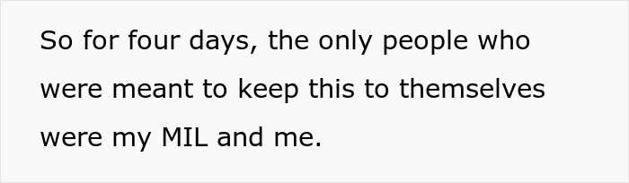 Woman Tells SIL Her Own Mom Leaked Confidential Information, Gets Scolded For Starting Family Drama