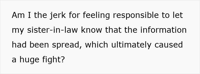 Woman Tells SIL Her Own Mom Leaked Confidential Information, Gets Scolded For Starting Family Drama
