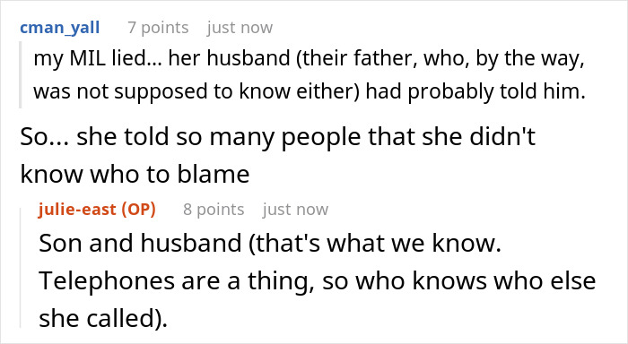 Woman Tells SIL Her Own Mom Leaked Confidential Information, Gets Scolded For Starting Family Drama