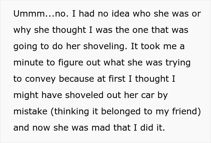 Guy Shovels Snow For Elderly Neighbor, Random Lady Decides He’s The HOA And Orders Her Walkway Done