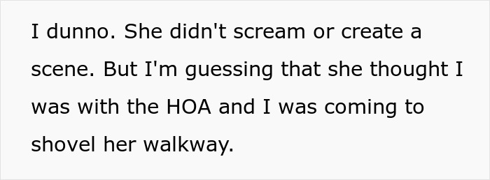 Guy Shovels Snow For Elderly Neighbor, Random Lady Decides He’s The HOA And Orders Her Walkway Done