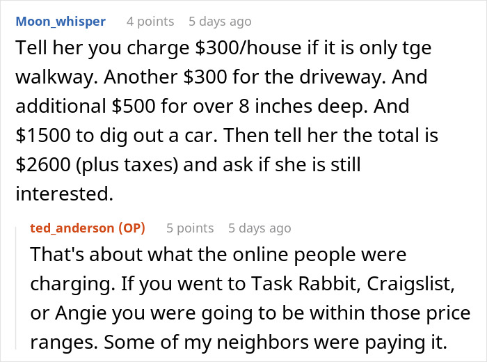 Guy Shovels Snow For Elderly Neighbor, Random Lady Decides He’s The HOA And Orders Her Walkway Done