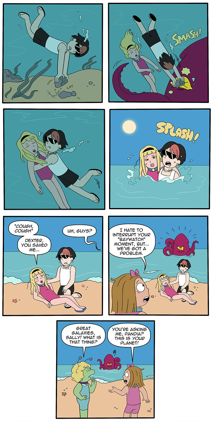 These 33 New Comics Continue The Story Of A Human Girl Raised By Aliens