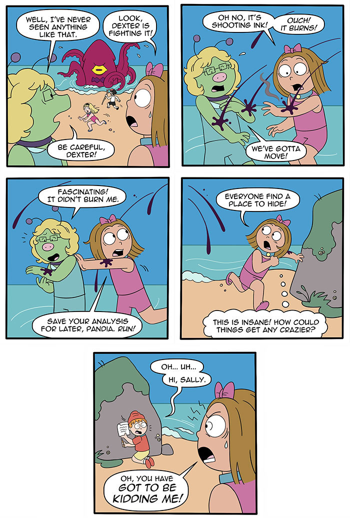 These 33 New Comics Continue The Story Of A Human Girl Raised By Aliens