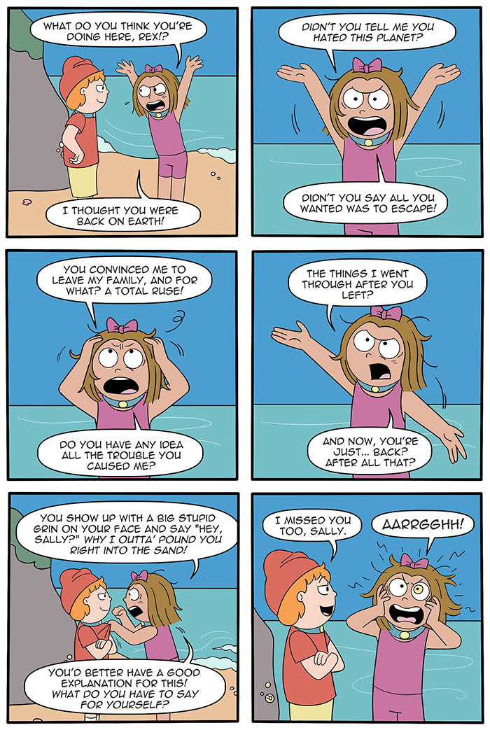 These 33 New Comics Continue The Story Of A Human Girl Raised By Aliens