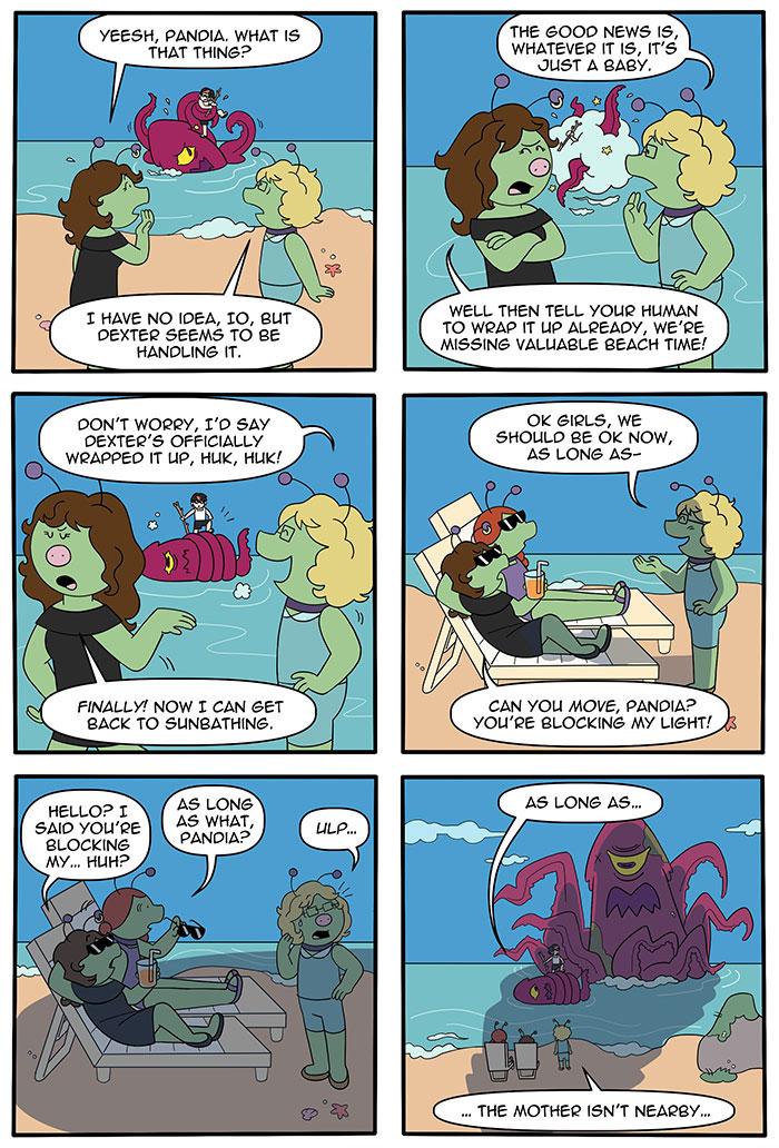 These 33 New Comics Continue The Story Of A Human Girl Raised By Aliens