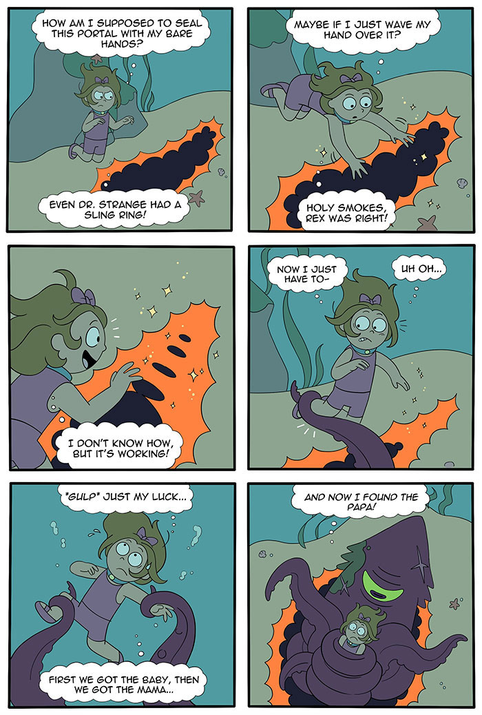 These 33 New Comics Continue The Story Of A Human Girl Raised By Aliens