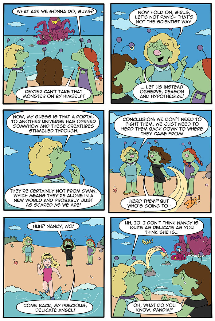 These 33 New Comics Continue The Story Of A Human Girl Raised By Aliens