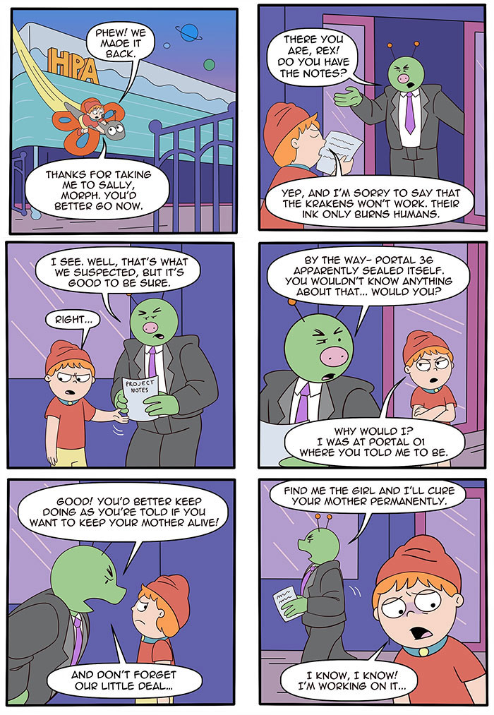 These 33 New Comics Continue The Story Of A Human Girl Raised By Aliens