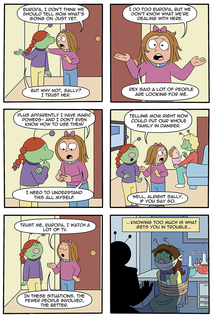 These 33 New Comics Continue The Story Of A Human Girl Raised By Aliens